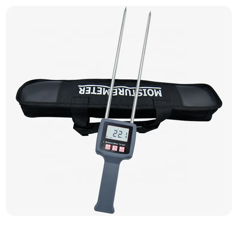 TK100T Portable Digital LCD Moisture Content Testing Equipment for Tobacco Moisture Meter Laboratory & Industrial Use