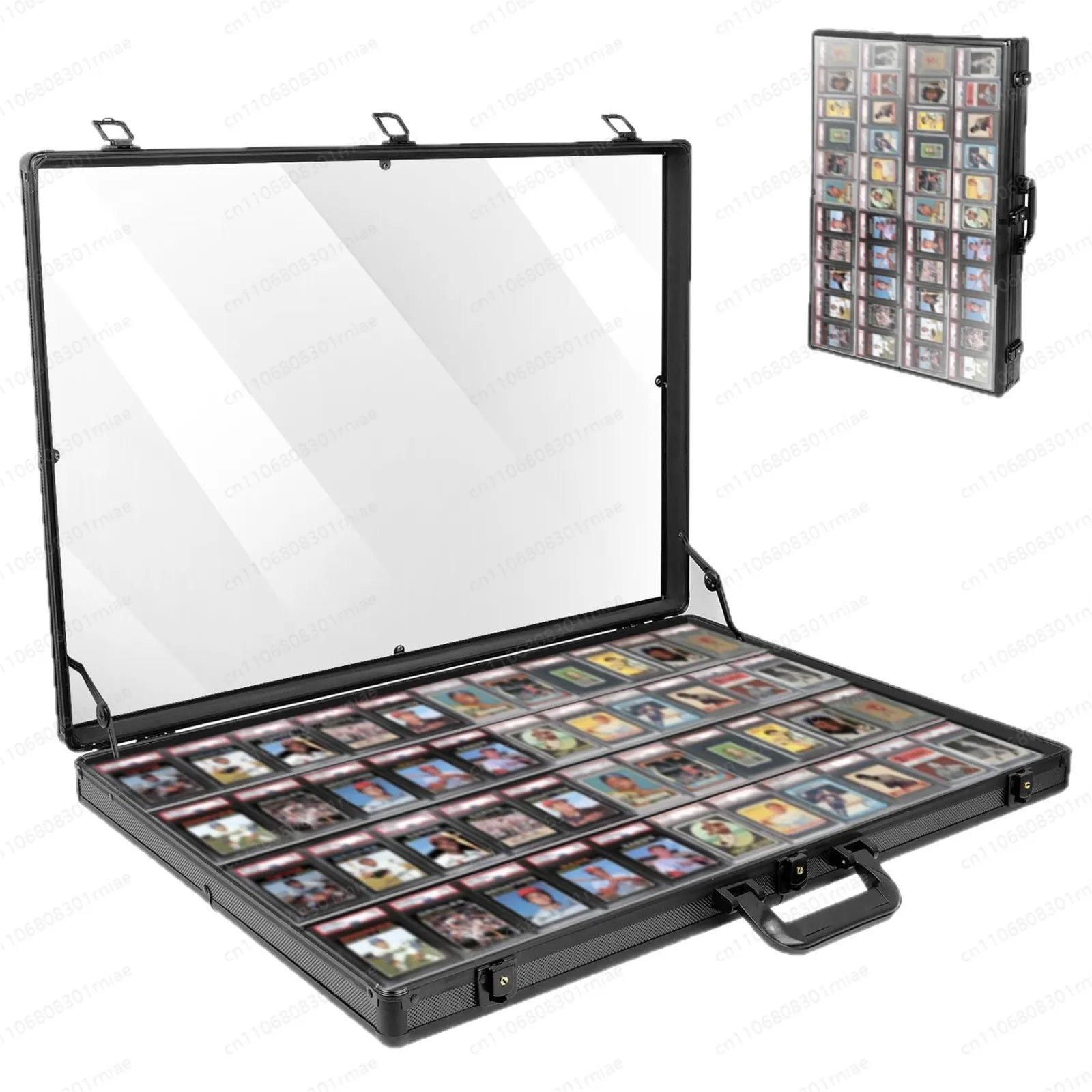 Aluminum Alloy Toolbox Card Silver Storage Box Night Market Stall Box Portable Foldable Factory Wholesale
