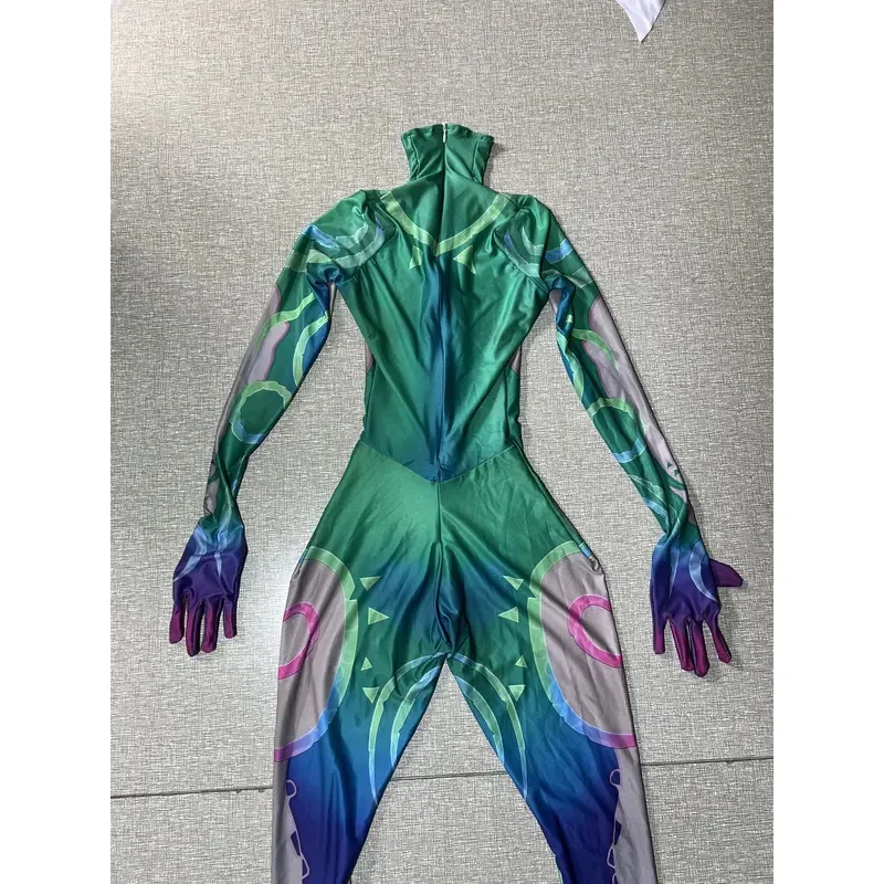 Liga der Legenden Neeko Cosplay Kostüm Halloween Erwachsene Kinder Party weibliche Mädchen Frau Overalls Superheld Zentai Bodysuit