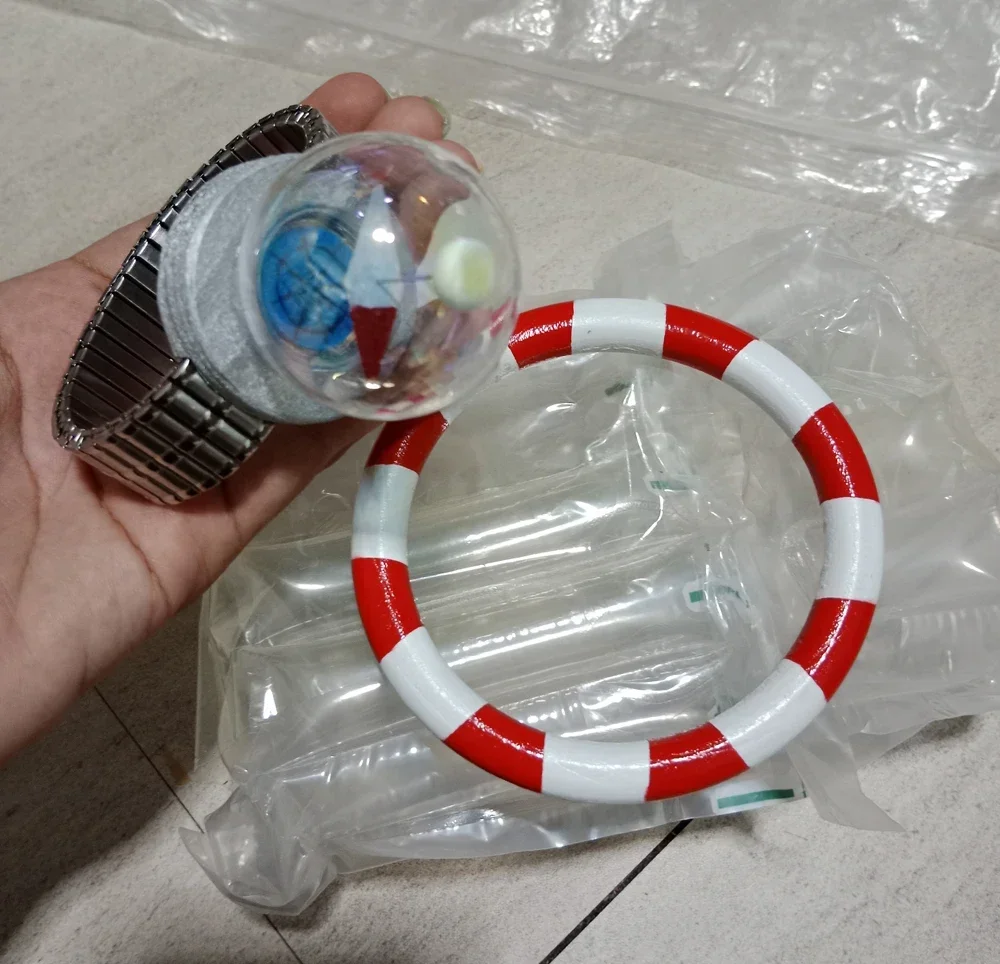 Portgas D. Ace Necklace Bracelet Log Pose Bag Cosplay Pointer Watch Cosplay Prop 3PC view 6
