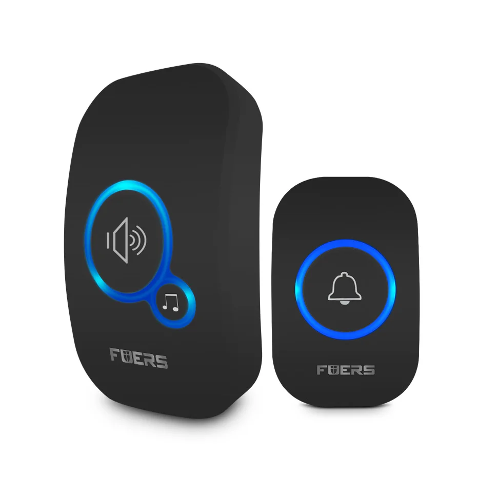 Fuers draadloze deurbel waterdicht welkomstbel huisdeurbel intelligent 32 nummers slim alarm met batterij voor winkelhotel