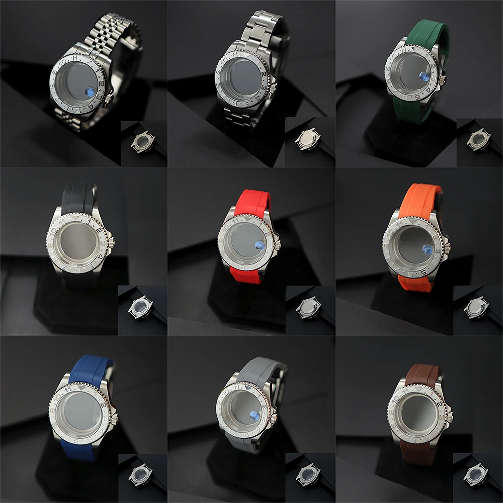 20atm Waterproof  Watch Case 40mm for NH34 NH35 NH36 NH38 NH39 8215 Movt Glass Back Slide Glide Lock Sapphire