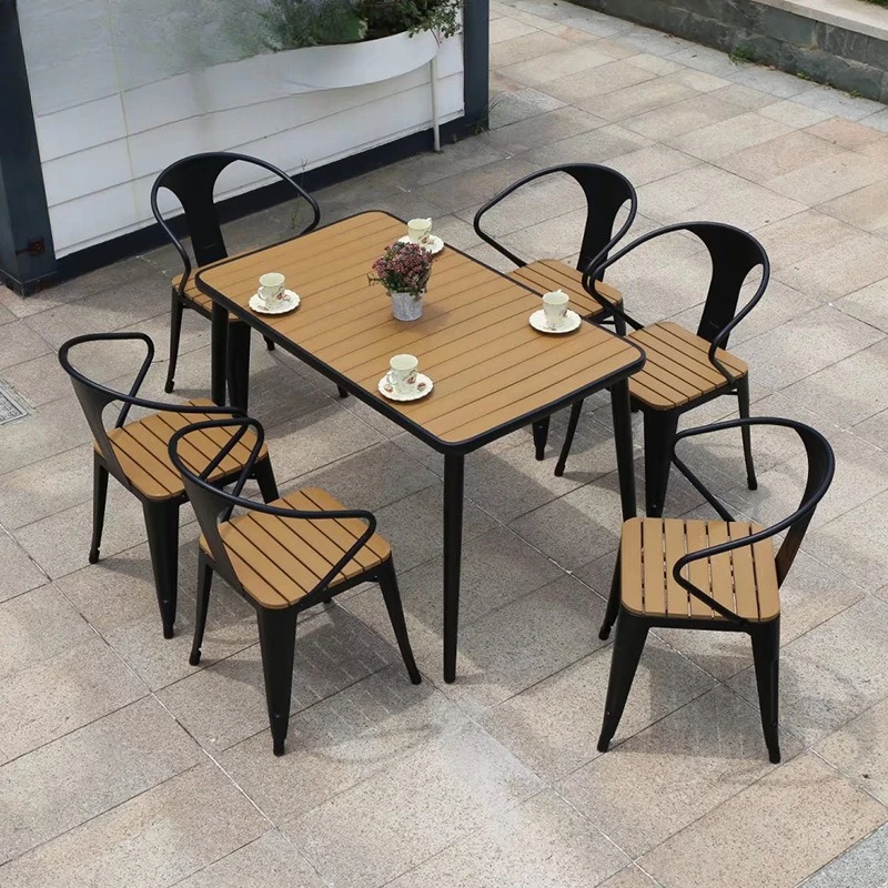 

Outdoor table and chair courtyard casual dining table and chair combination tea table furniture chair waterproof and sunscreen