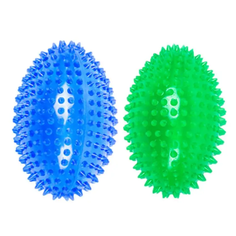 Squeaky Dog Ball Toys Outdoor Floating Pet Toy Indestructible Spiky Balls For Teething Interactive Squeaky Dog Ball Pet Supplies