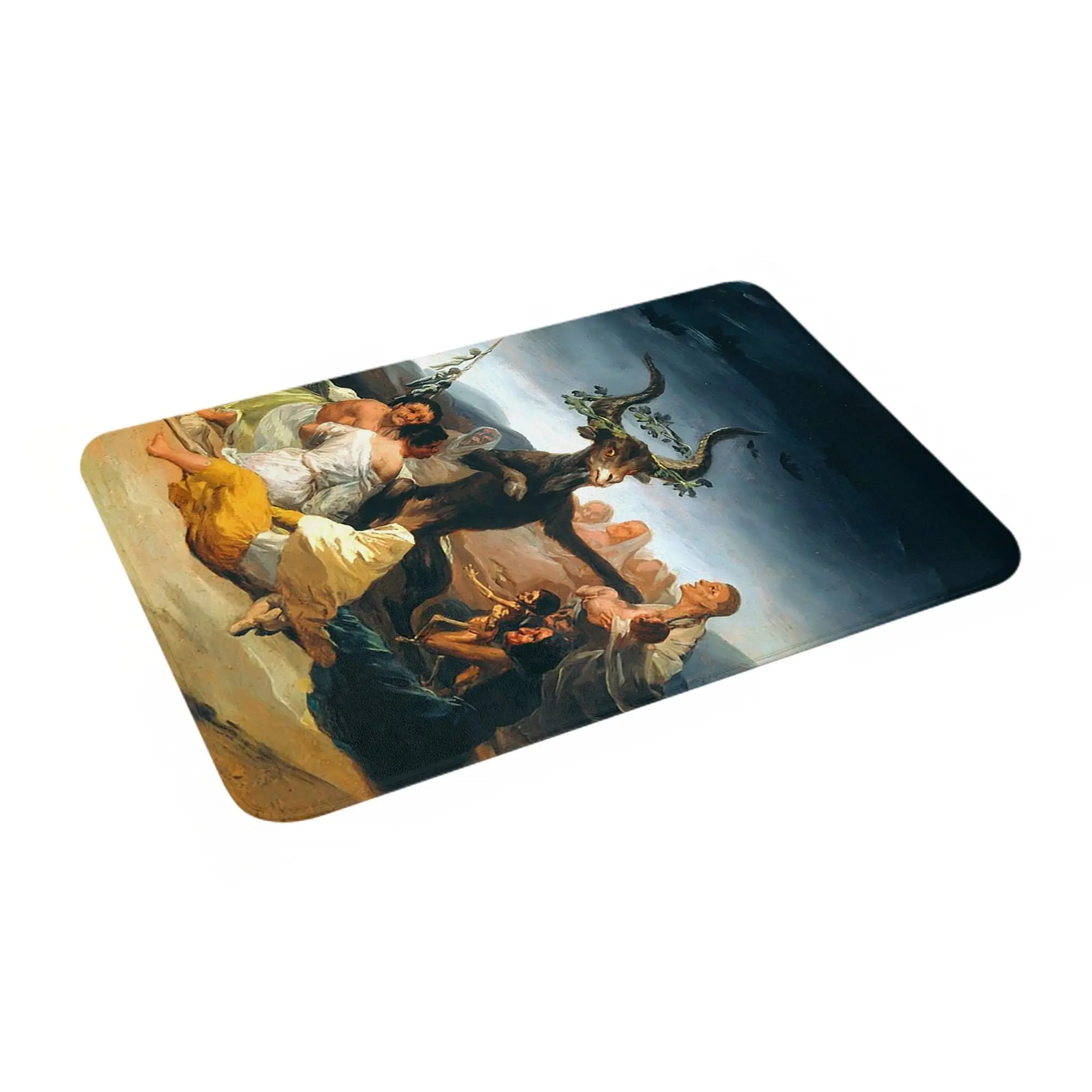 

Francisco Goya The Sabbath of witches Non-slip Doormat Floor Mat Carpet Rug for Kitchen Entrance Home Bedroom Footpad Mats