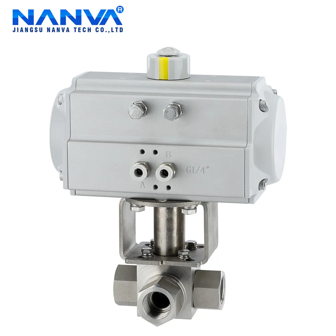 Pneumatic Stainless Steel Ultra High Pressure Ball Valve Q611F-320P Pneumatic Ball Valve