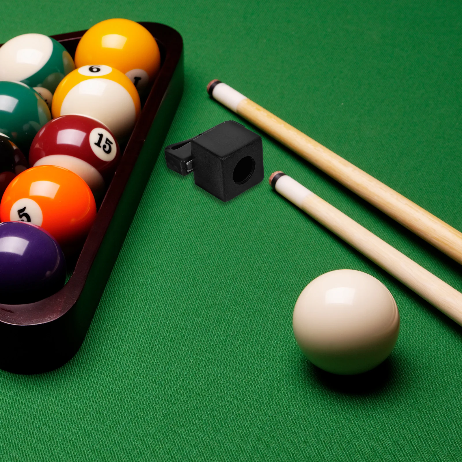 

1 Set Snooker Pool Holder Cue Billiard Accessories Magnetic Plastic Shockproof Portable Pool Table Supply Durable Affordable