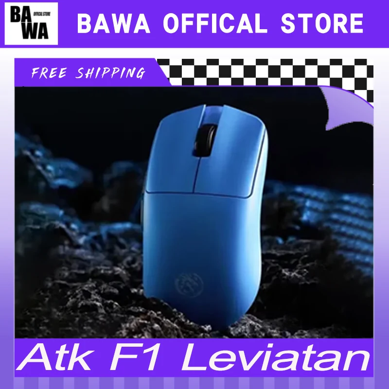 

Atk Blazing Sky F1 Leviatan Mouse Dual Mode Wireles Accessory Laptop Mouse 8k Polling Rate Lightweight Office Game Mice Custom