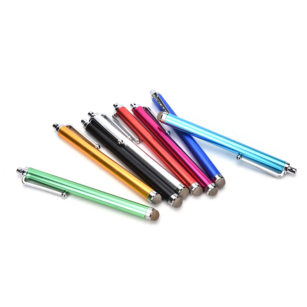 1PC Universal Mini Rubber Micro Fibre Stylus Mesh Fiber Tip Touch Screen Stylus Pen Para IPhone Para Samsung Smart Phone Tablet PC