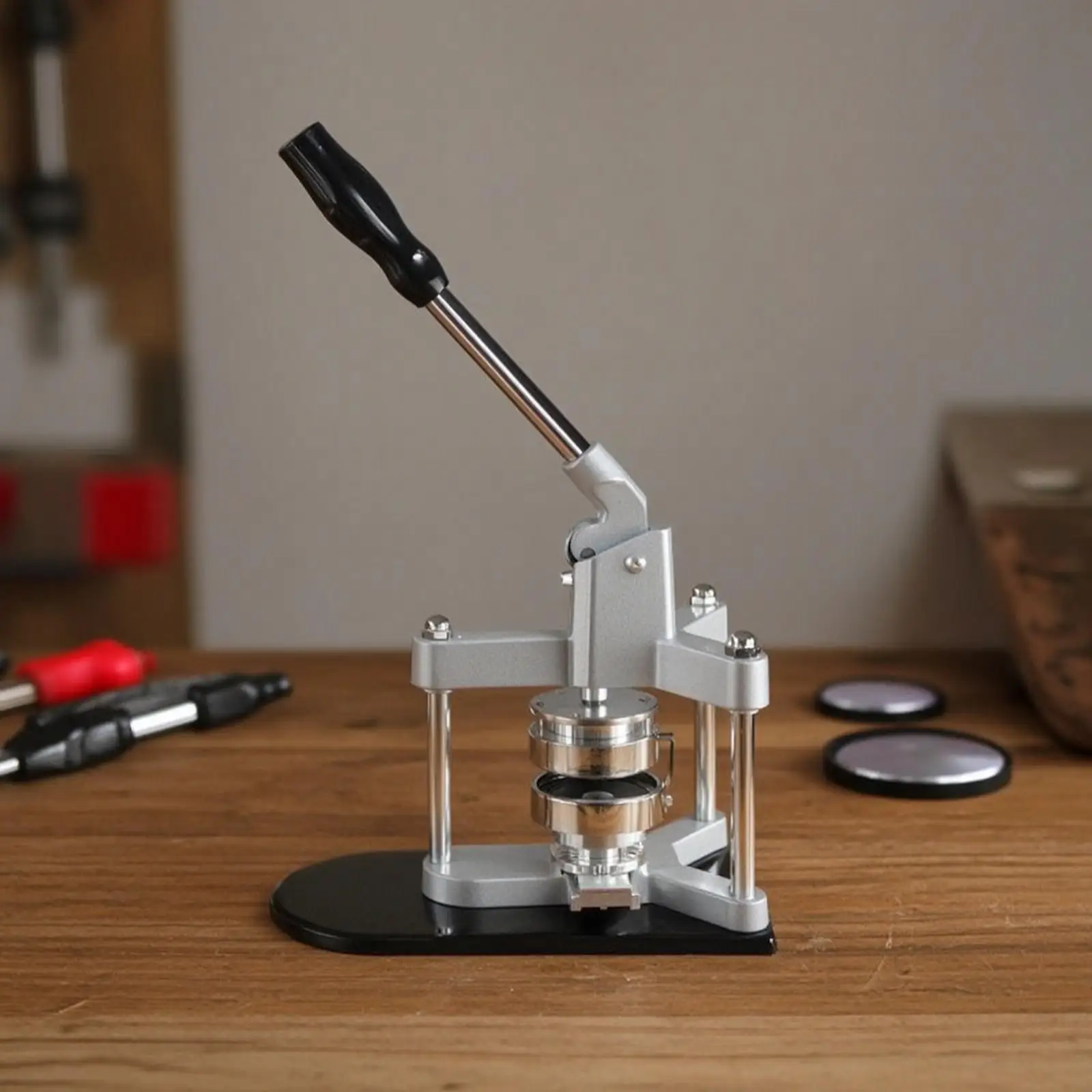 Button Maker Machine Allmetal Pin Making Machine Multiple Sizes Pin Button Press