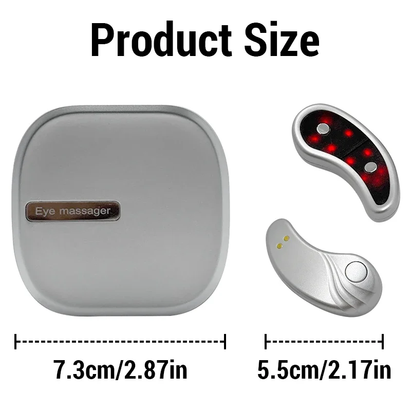 

Customizable Eye Care Therapy Ems Massager With Gel Patch For Treatment Under Eye Wrinkle Improvement Dark Circles