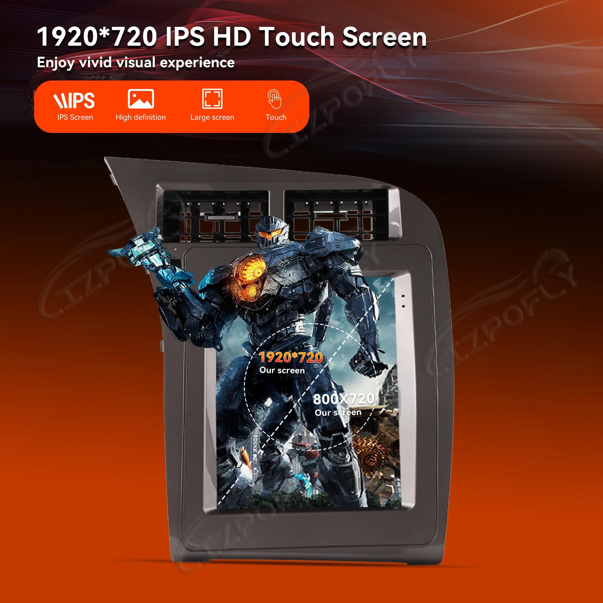 12.1 "السيارات أندرويد 14.0 ستيريو Carplay مشغل وسائط متعددة لأودي A6 2005-2011 راديو السيارة الملاحة 12.1 بوصة وحدة رأس الشاشة #4