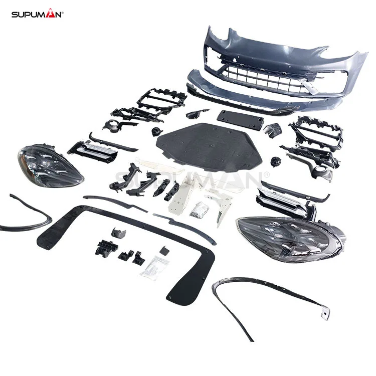 SPM Auto Parts for Porsche Panamera Body Kit Front Body Kit Accessories Plastic Old Upgrade to New Model