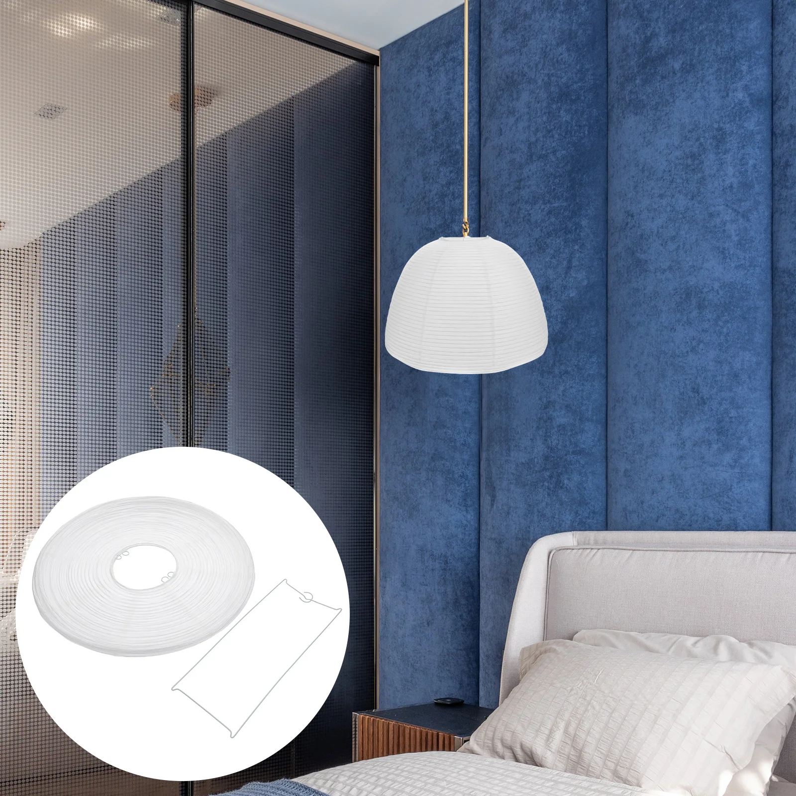 

Exquisite Iron Paper Lampshade Decorative Light Cover Accessory for Home Room Bedroom Warm Atmosphere Creative Lamp Cover