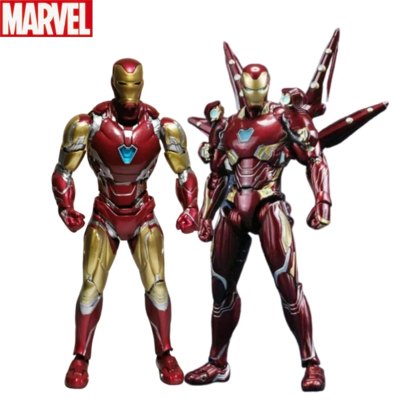 

16cm Marvel Avengers Endgame Ironman Mk50 Nano Weapo Set Vol.2 Joints Moveable Action Figures Toys For Children Christmas Gifts