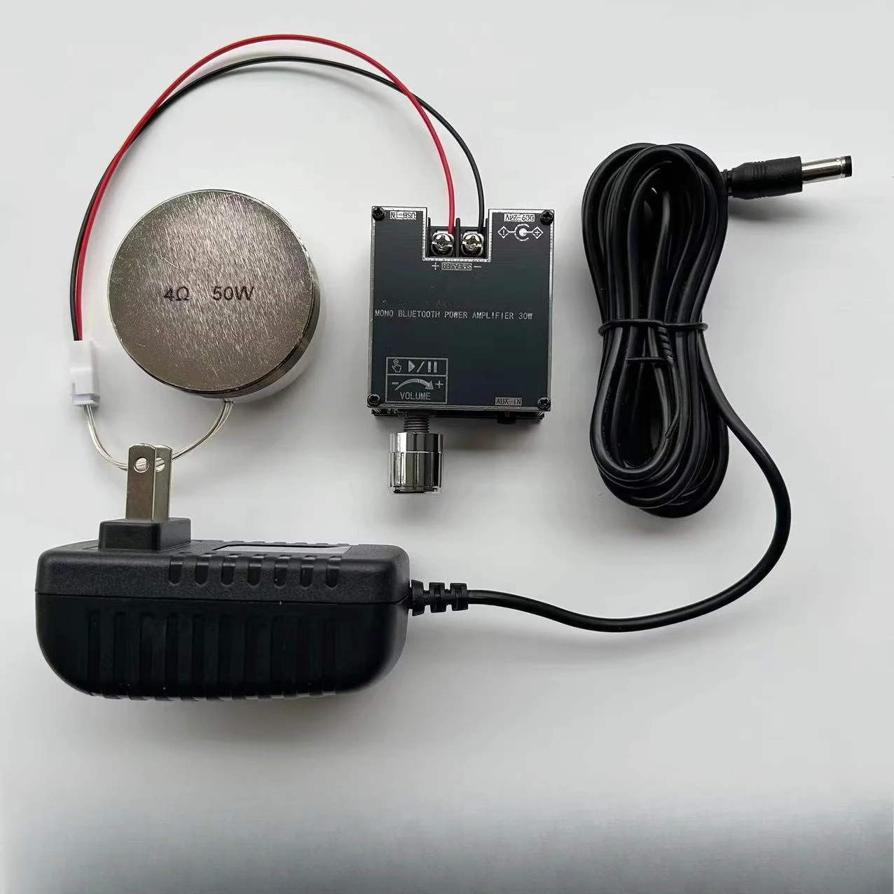 Penetration type bone conduction resonance audio subwoofer speaker adhesive type contact medium sound