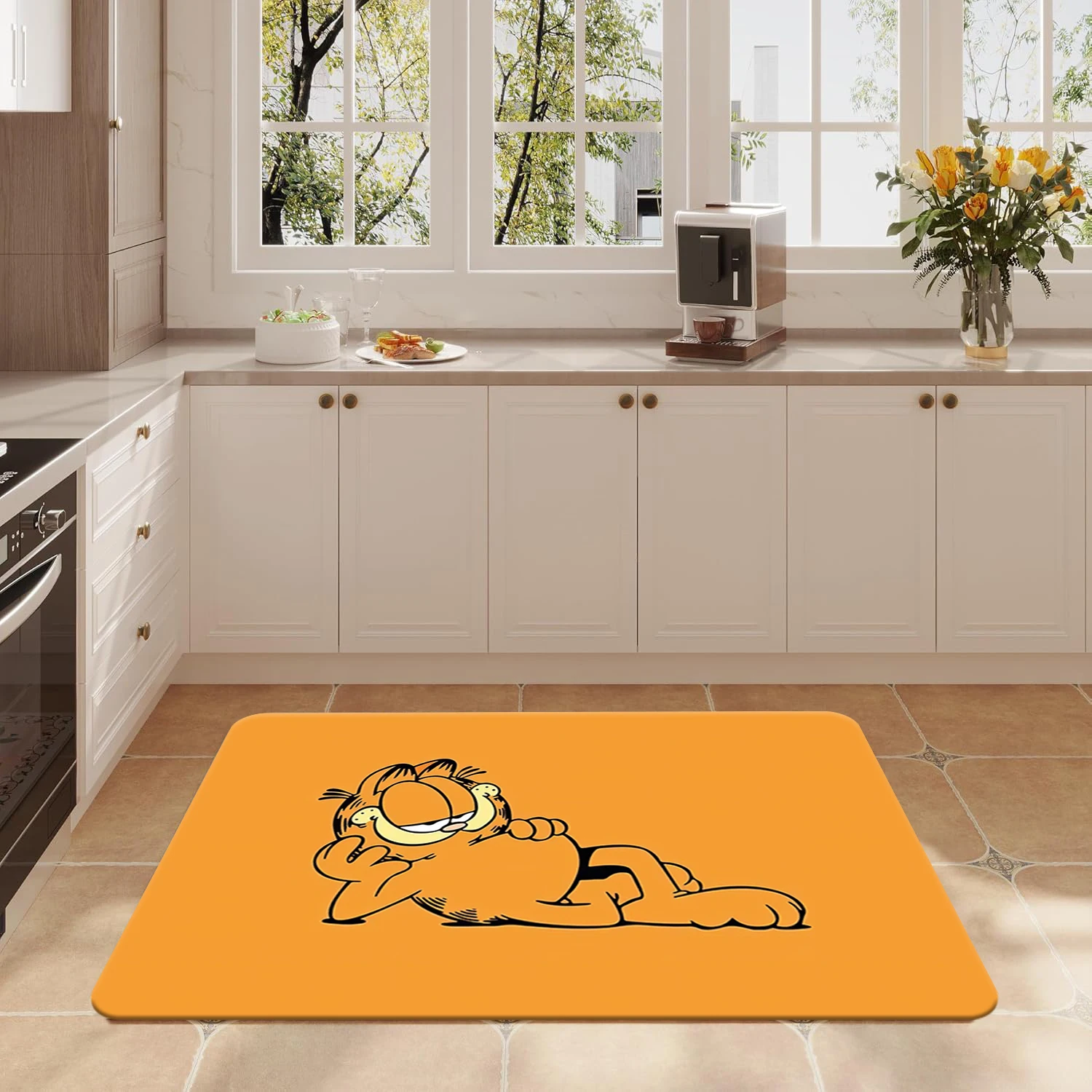 G-Garfield Floor Noise Mat Room Mats Customized Bedroom Carpet for Kitchen Doormat Entrance Door Custom Home Rug Foot Bathroom