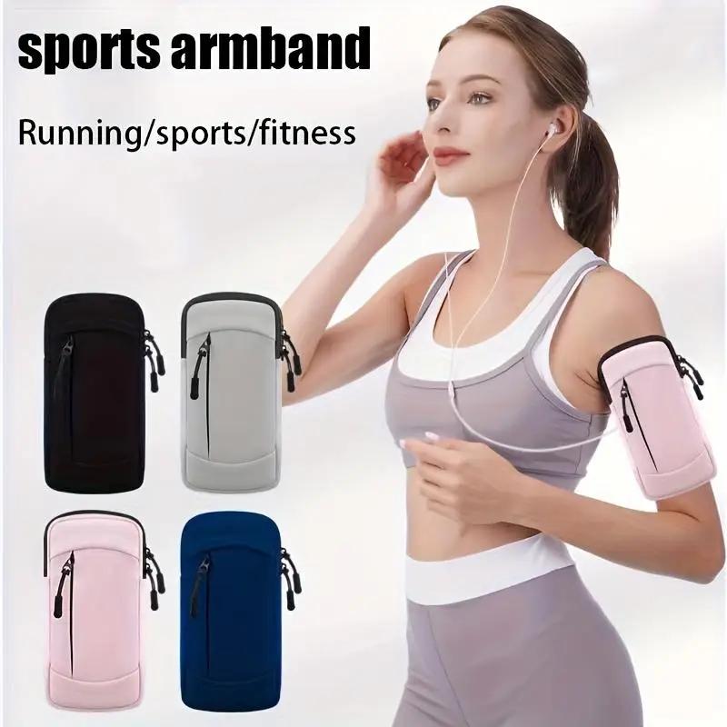 Nuova borsa sportiva per fascia da braccio per telefono cellulare da jogging portatile PU da corsa borsa da polso impermeabile copertura del braccio donna uomo
