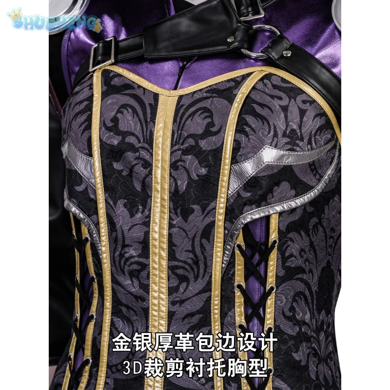 Kostium Ash Cosplay Gra Apex Legends Kombinezon kapelusz gorset maska na oczy rekwizyt Halloween karnawał damski seksowny uniform nowy strój Ash