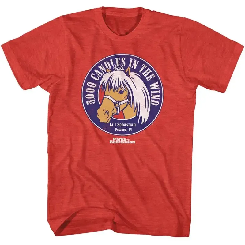 Parks and Recreation 5000 Candles In Wind Lil Sebastian Pawnee Men's T Shirt