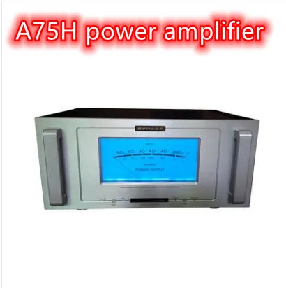 

A75H 400W*2 Fully balanced Class A power amplifier power gold sealed tube rear stage mono frequency crossover meter, 10HZ~100KHZ