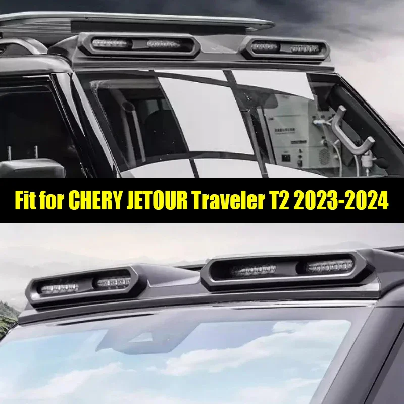 חדש! השכרת רכב זרקור מתאים עבור צ 'יטור נוסע צ' רי t2 2023 ~ 2025 הוביל גג מחוץ לכביש זרקור חלקי