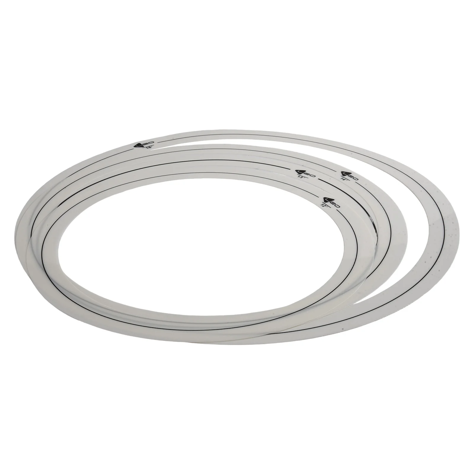 Drum Head Muffler Set Contains Four Sound Control Rings Ideal For Use on Different Size Drums Ranging from Ten to Sixteen Inches