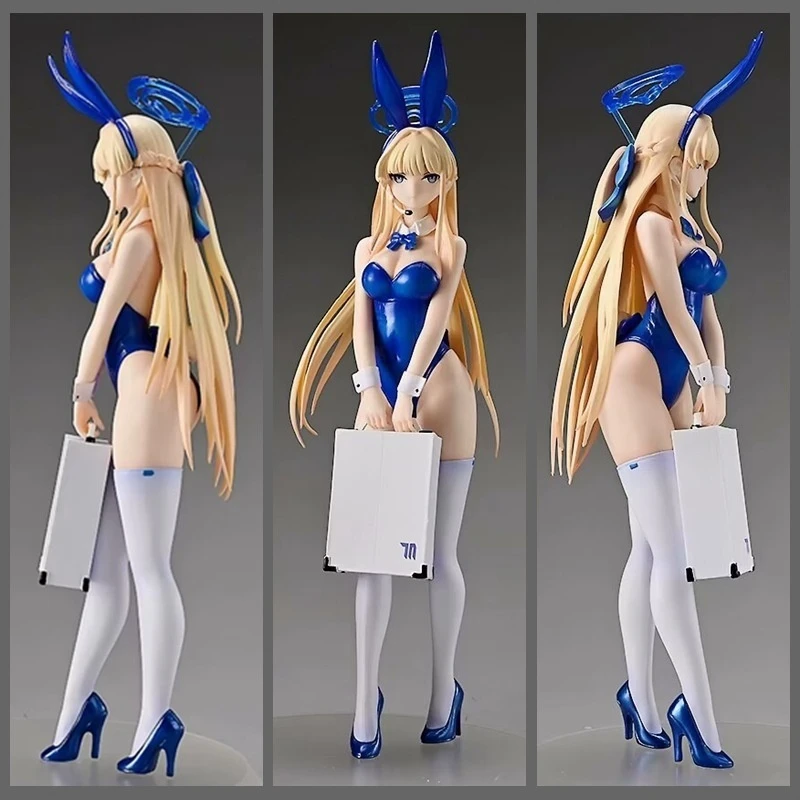 

25cm Azure Archive Asuma Toki Rabbit Girl Image Sexy Game Action Figure Handmade Model Desktop Ornament Adult Collect Toys Gifts