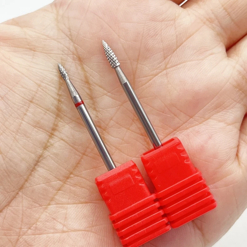 ดอกสว่านเล็บทังสเตนคาร์ไบด์ 1 ชิ้น สำหรับทำเล็บ ขัดขอบเล็บ กำจัดหนังกำพร้า เครื่องมือทำเล็บ
