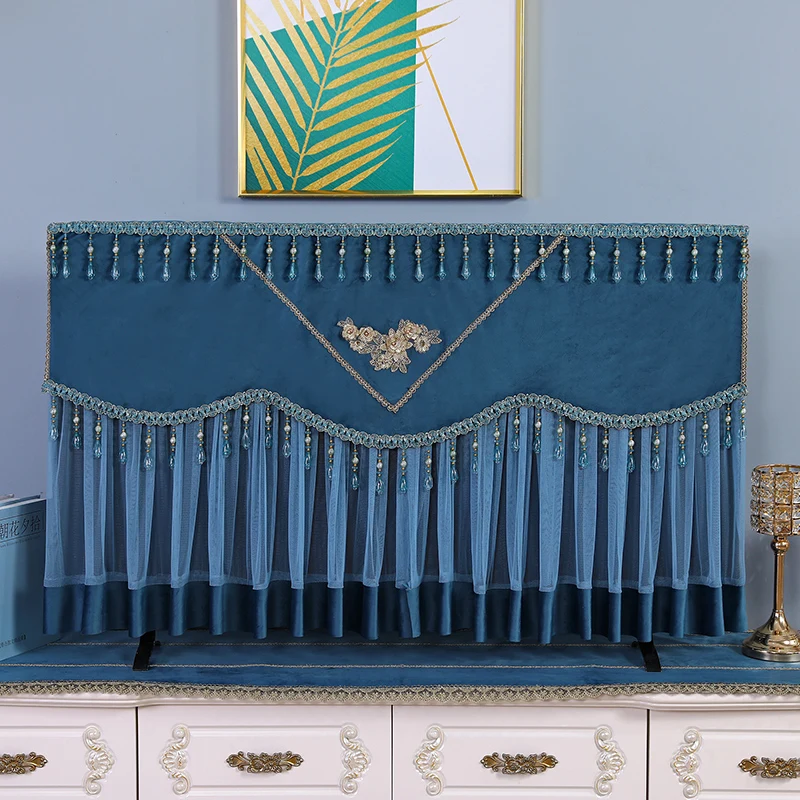 

Современный простой кружевной чехол для телевизора, пылезащитный протектор, 65-дюймовый подвесной жидкокристаллический телевизор, новая модель 2024 года, дождь, март