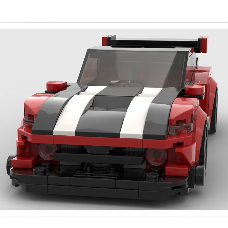 ตัวต่อโมเดิร์นใหม่ 276 ชิ้น ชุดถนนมอเตอร์เวย์ในเมือง 2013 SRT GTS ซูเปอร์เรซซิ่ง ของเล่นตัวต่อเสริมพัฒนาการสำหรับเด็ก ของขวัญ