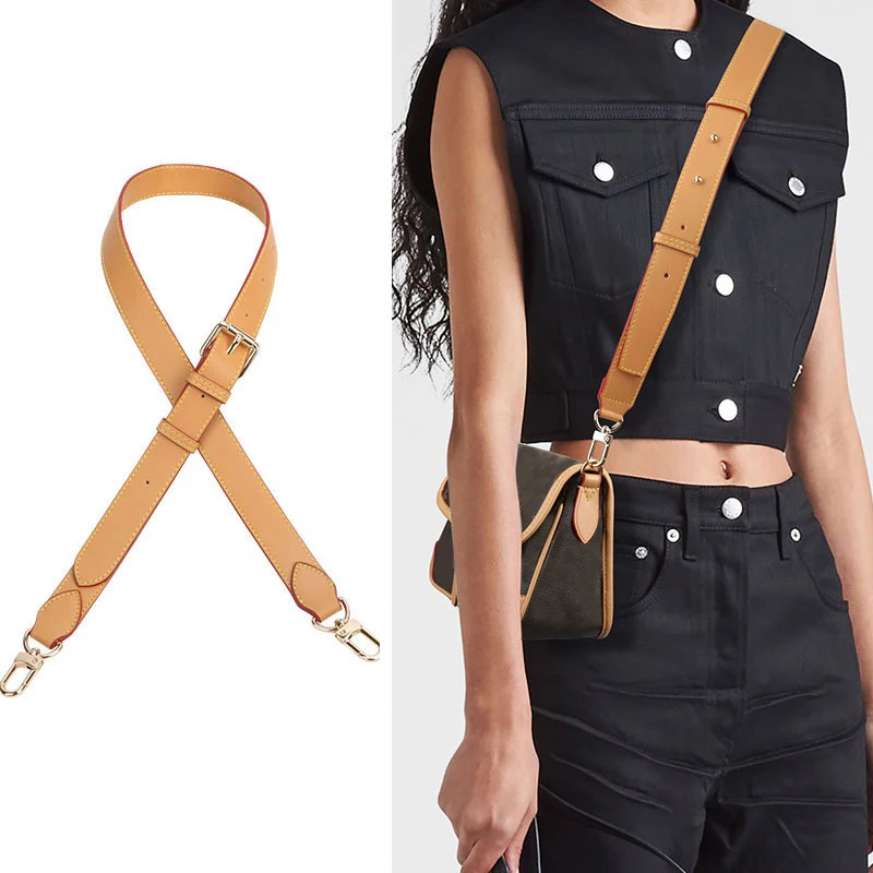 

1.2CM/1.5CM/1.8CM/2.5CM Adjustable PVC Leather Belt Handbag Strap Vintage Style Versatile Crossbody Shoulder Bag Accessories