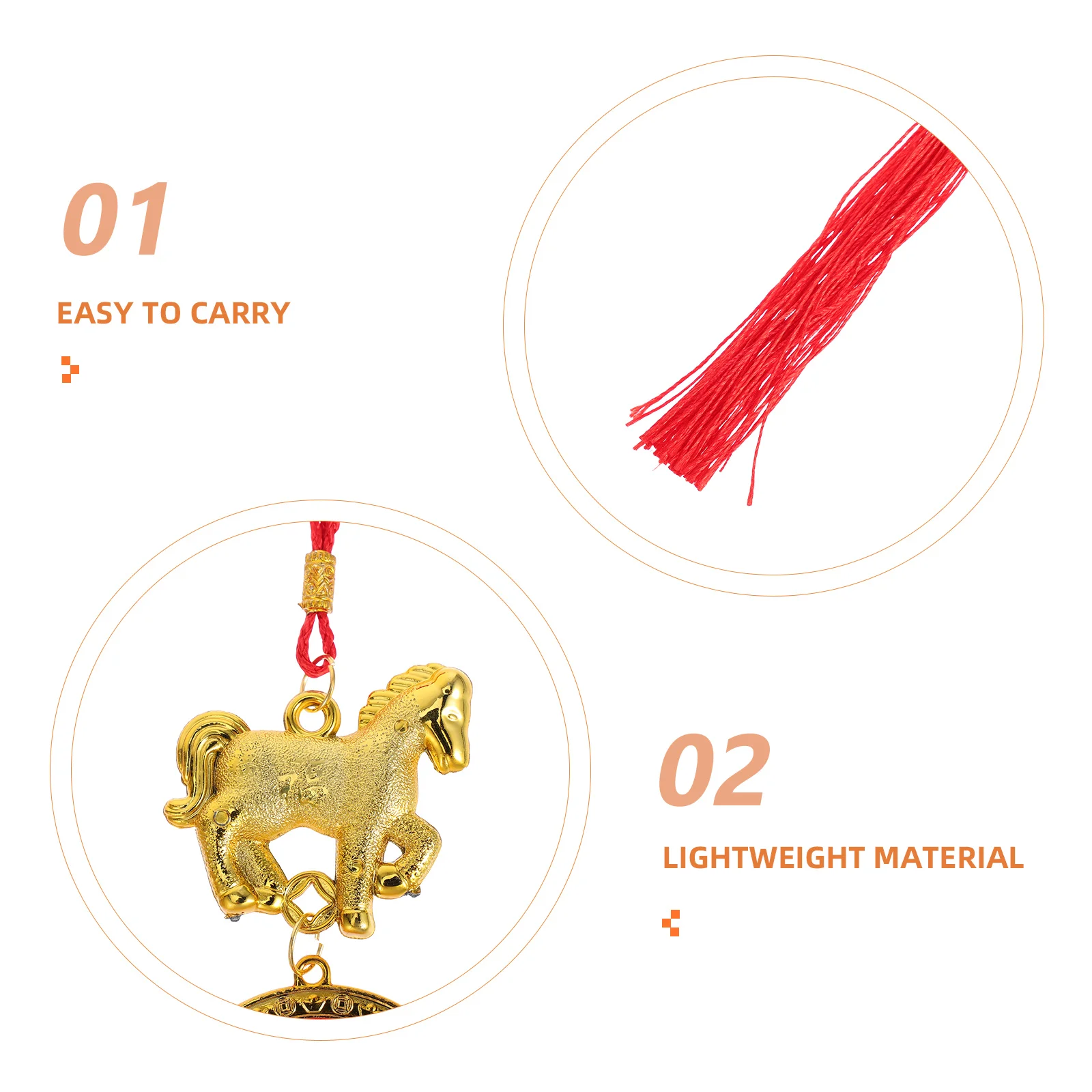 8 قطعة السنة الصينية الجديدة بونساي قلادة مهرجان الربيع زينة معلقة السنة القمرية الجديدة ديكورات داخلية وخارجية
