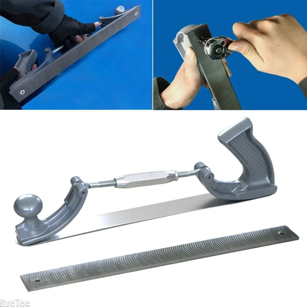 Imagem -03 - Suporte de Arquivos de Dente Fresado Quadro Ajustável de 14 Polegadas Painel de Metal Polimento Ferramentas de Arquivo de Aço Curvo Kits de Reparo de Amassados Polidor de Corpo de Carro