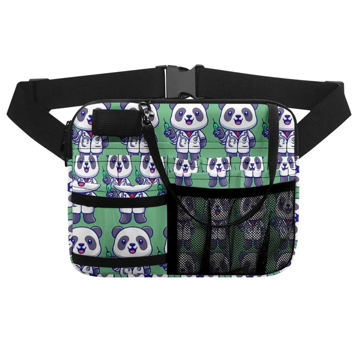 Riñonera de diseño de Panda para mujer, bolso de cintura de lujo para médico, Hospital, trabajo, portátil, enfermería, soporte de herramientas, práctico