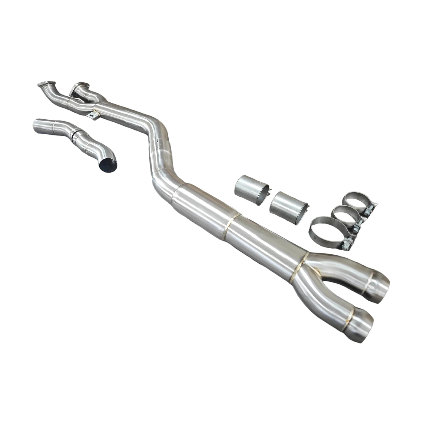 

AKS Stainless Steel Midpipe For BMW G80 M3 G82 M4 S58 Restonated Single Midpipe