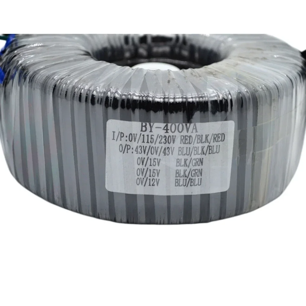 400W Ring Transformer Single Group 43V-0-43V Two Groups 0-15V Single Group 0-9V For Home Audio Amplifier