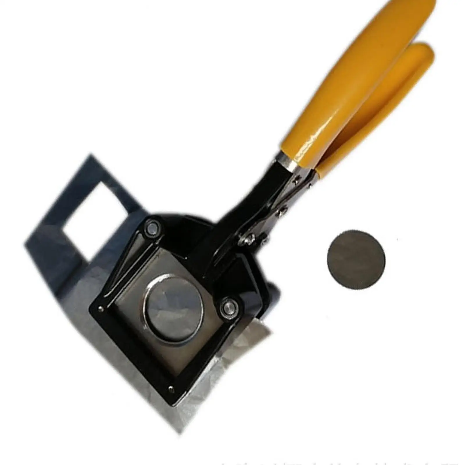 Steel Photo ID Paper Cutter Handheld Die Punch for Scrapbook Crafting Office Family School Use