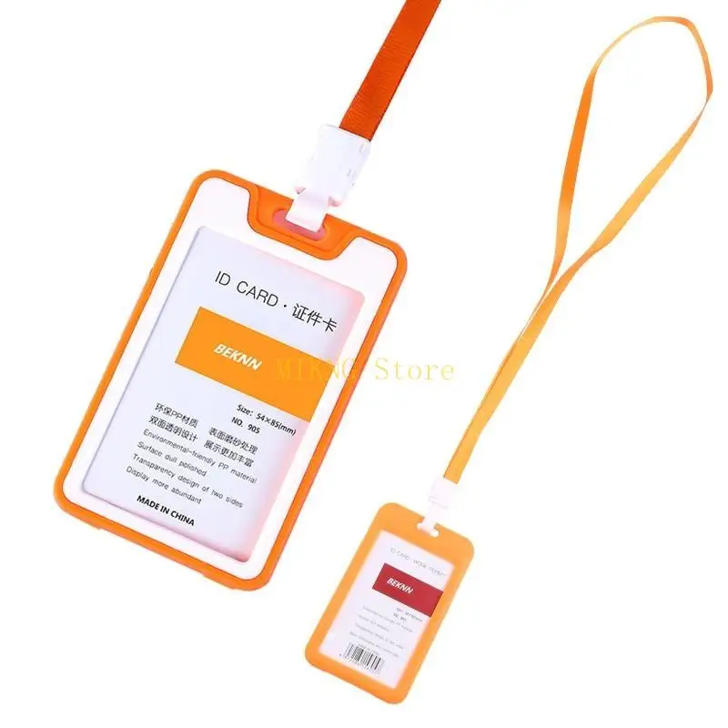 방수 카드 커버 사무실 근로자 슈퍼마켓 직원 최고의 판매를위한 끈이있는 키트