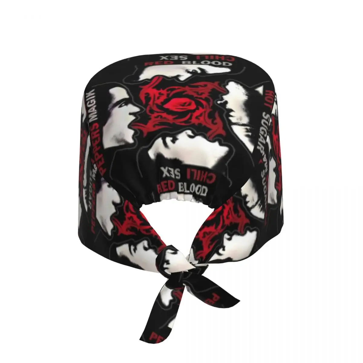 Custom Red Hot Chili Peppers Rock Band Scrubs Cap Surgical Hats Men Women Operating Room Cap Nursing Cap Lab Works Hat