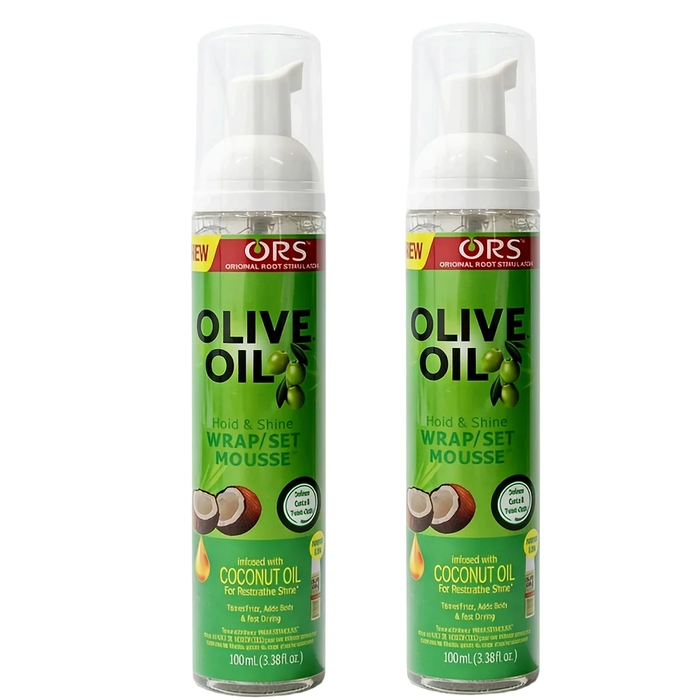 Krullende haarmousse (100 ml) voor pruiken Sterke fixatie Olijfolie Haarstylingmousse Anti-kroes haarfoammousse voor het stylen van haar Vrouwen - afbeelding 1