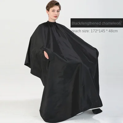 Barber custom Ultra large transparent hairdressing apron non-stick  professional  salon Barbershop