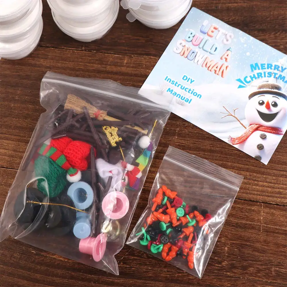 creative-cultivation-diy-christmas-clay-snowman-set-hands-on-ability-with-carrot-noses-clay-diy-snowman-kit-safe-hats
