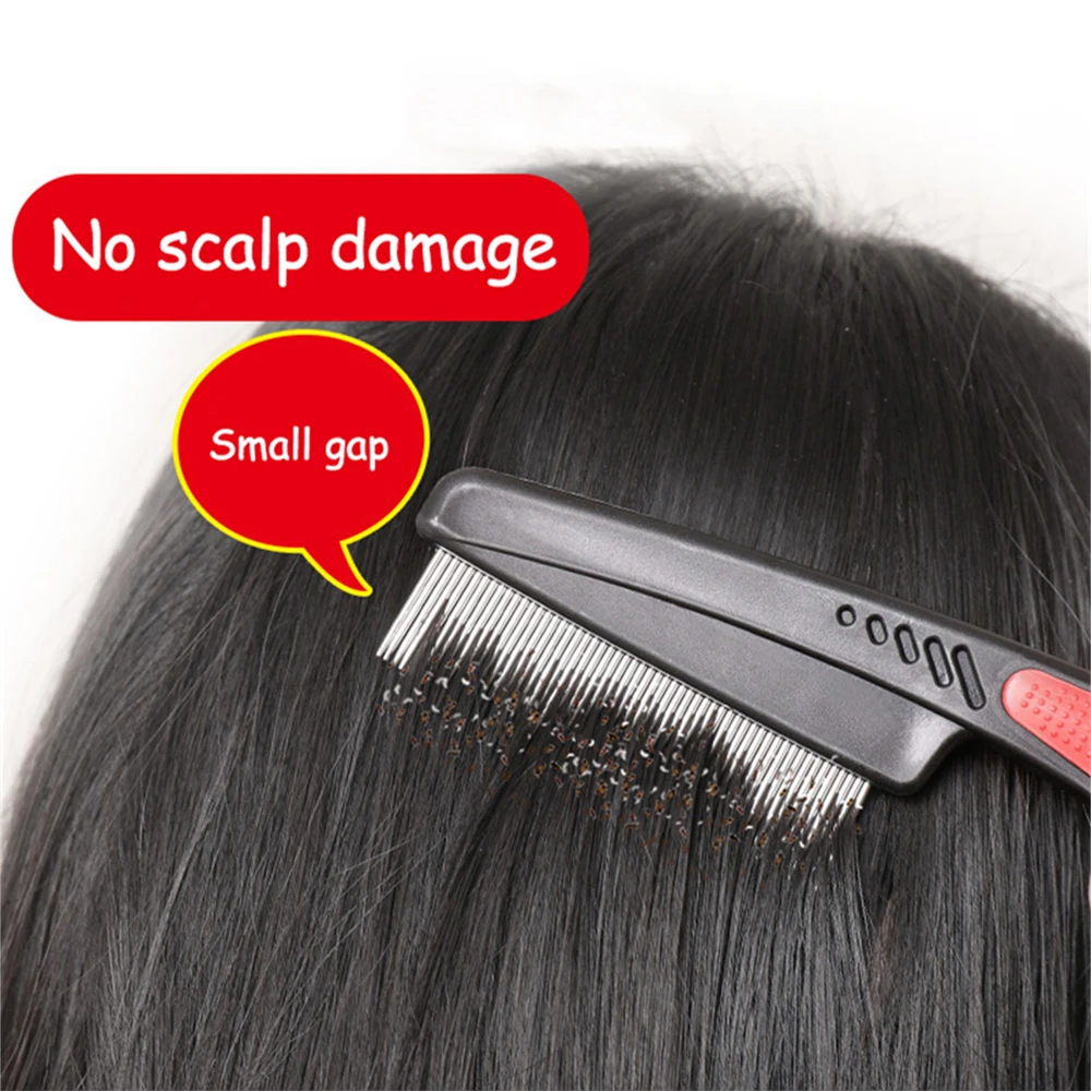 1PC Comb To Remove Dandruff Get Rid Of Head Lice Thicken Lice Comb Out Super Dense Lice Eggs Comb With Dense Teeth