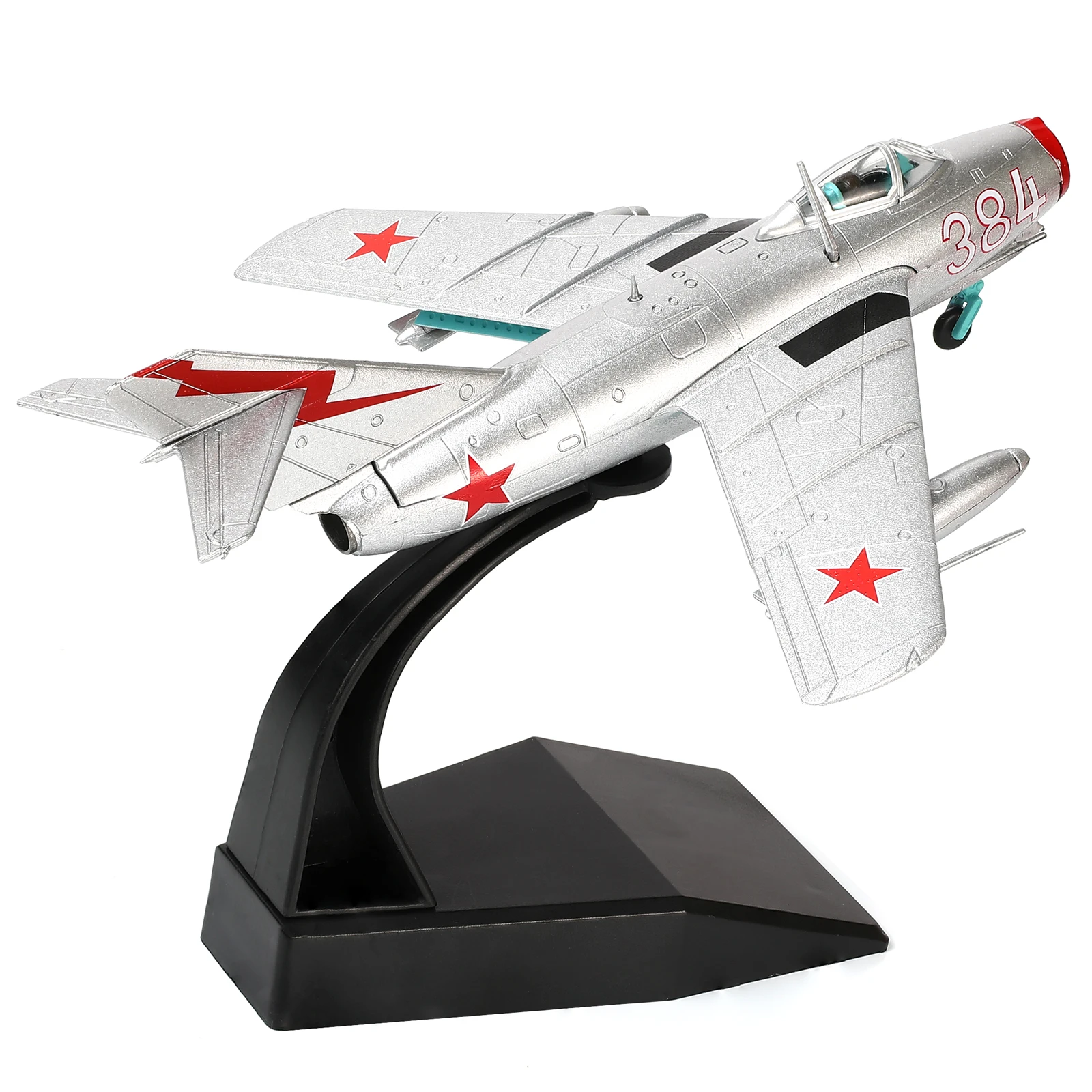 mig15 Fighter Jet Model 1:72 Diecast Metal Military Aircraft Airplane Collection Gift