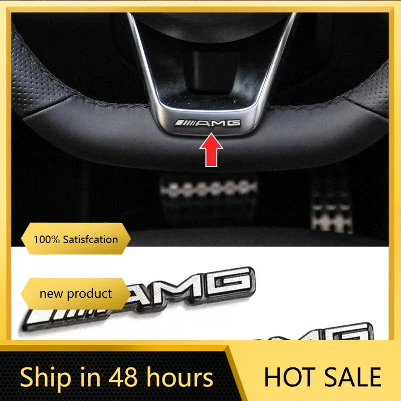 

，Car Interior Center Console Logo Car Styling Accessory 3D Sticker For Mercedes Benz B/C/E/S Class A Class C200L GLC GLE CLA
