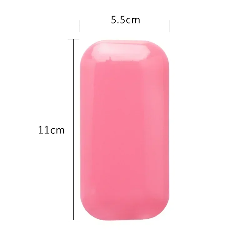 Almohadilla adhesiva para frente en extensión de pestañas, silicona rosa transparente, bandeja y soporte para injerto, herramientas de maquillaje 4