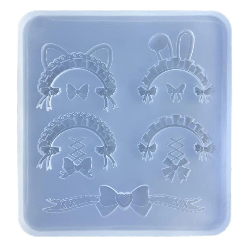 Professional Silicone Mold for Maid Accessories Versatile Maid Accessories Creating Mold for Cosplay and Stage Props