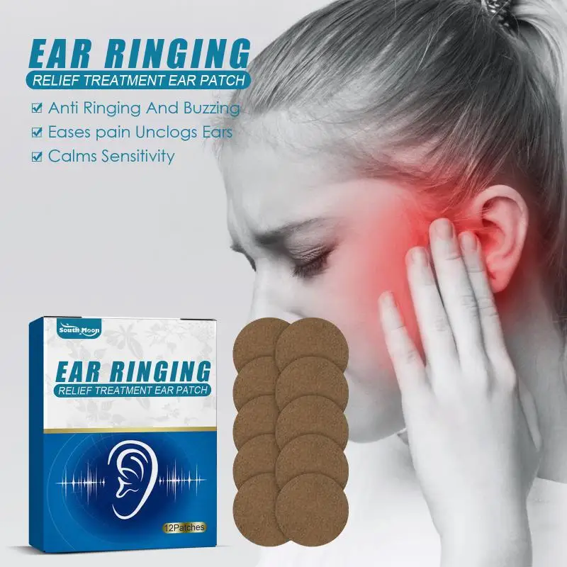 10pcs Ear Care Patch Deep Nursing Relieve Tinnitus Mild Soothing Improve Hearing Increase Comfortable Portable Ear Sticker