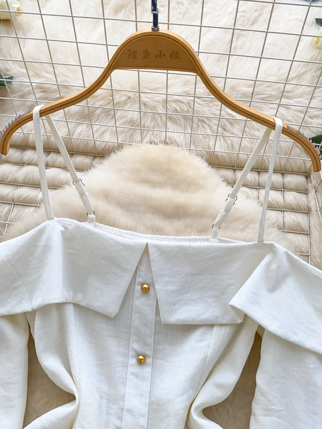 Csa E y Dulce de Corte Suave, Versátil, de Manga Larga, con Espalda Descubierta, Un Hombro Descubierto, Transpirabl...